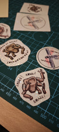 (x3) Hail Mary Sticker Set