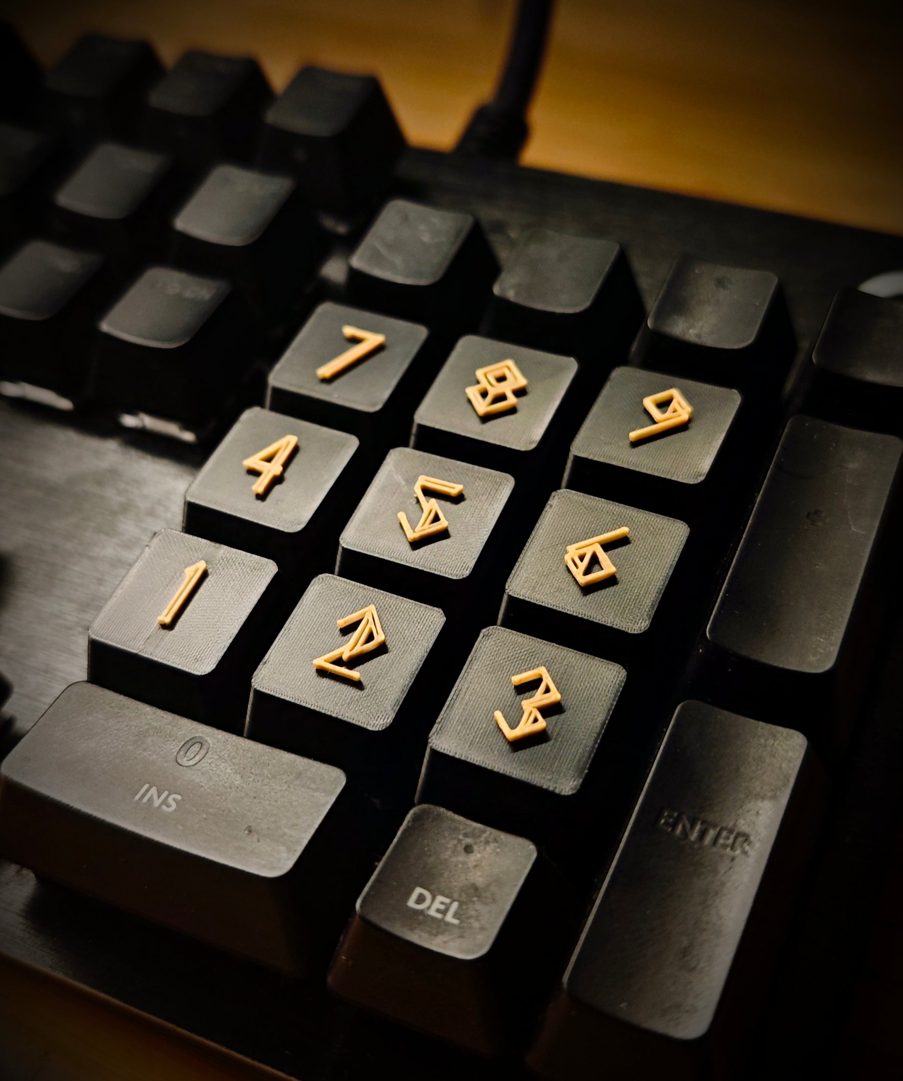 Simple Expedition Numbers Keycap Set (x10)